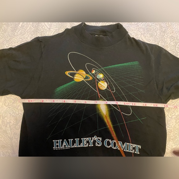Vintage 1985 Halleyβs Comet T-Shirt / Unisex M / Extremely RARE ! / πβοΈπ - Picture 6 of 8